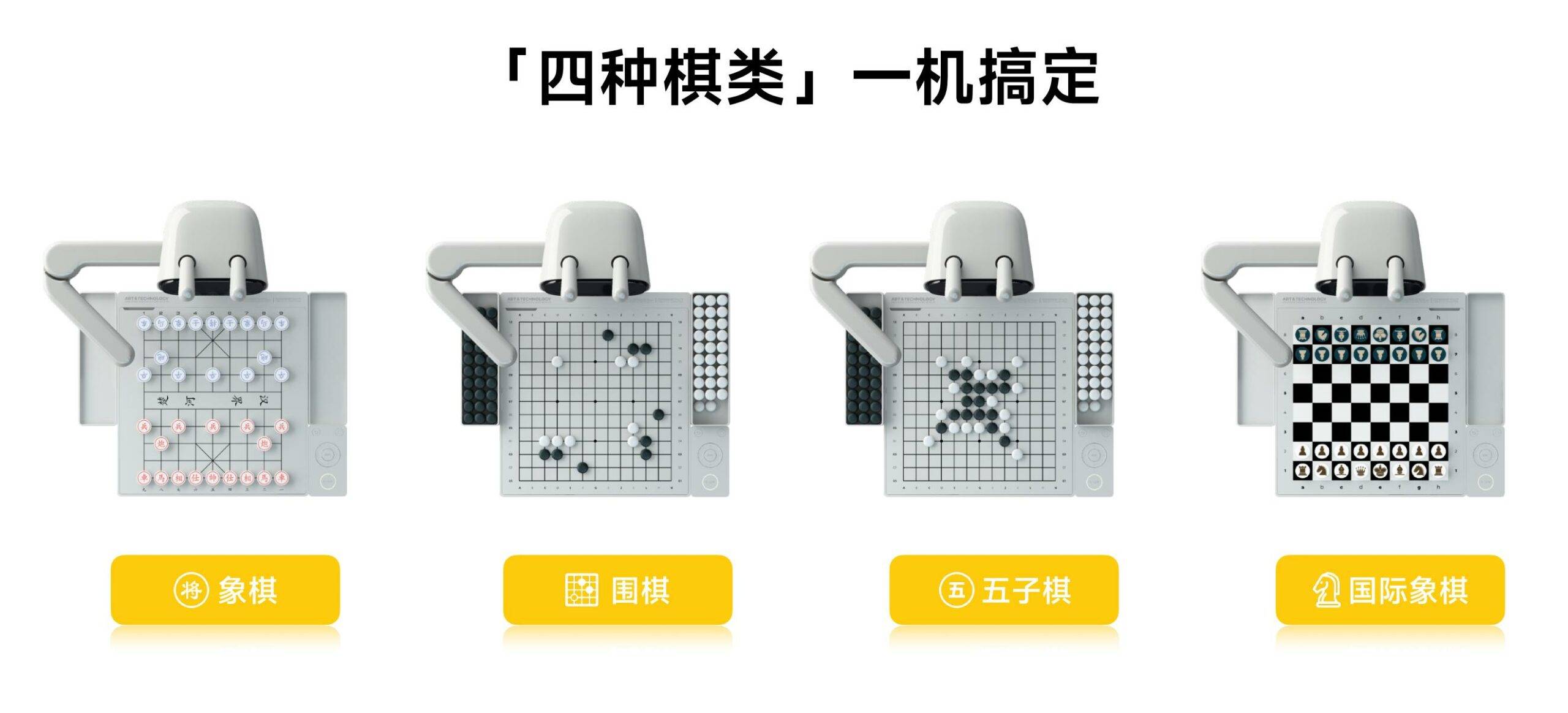 商汤元萝卜发布AI下棋机器人四合一启蒙版